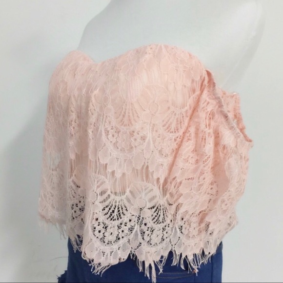 Lace Off Shoulder Blouse - Picture 5 of 7